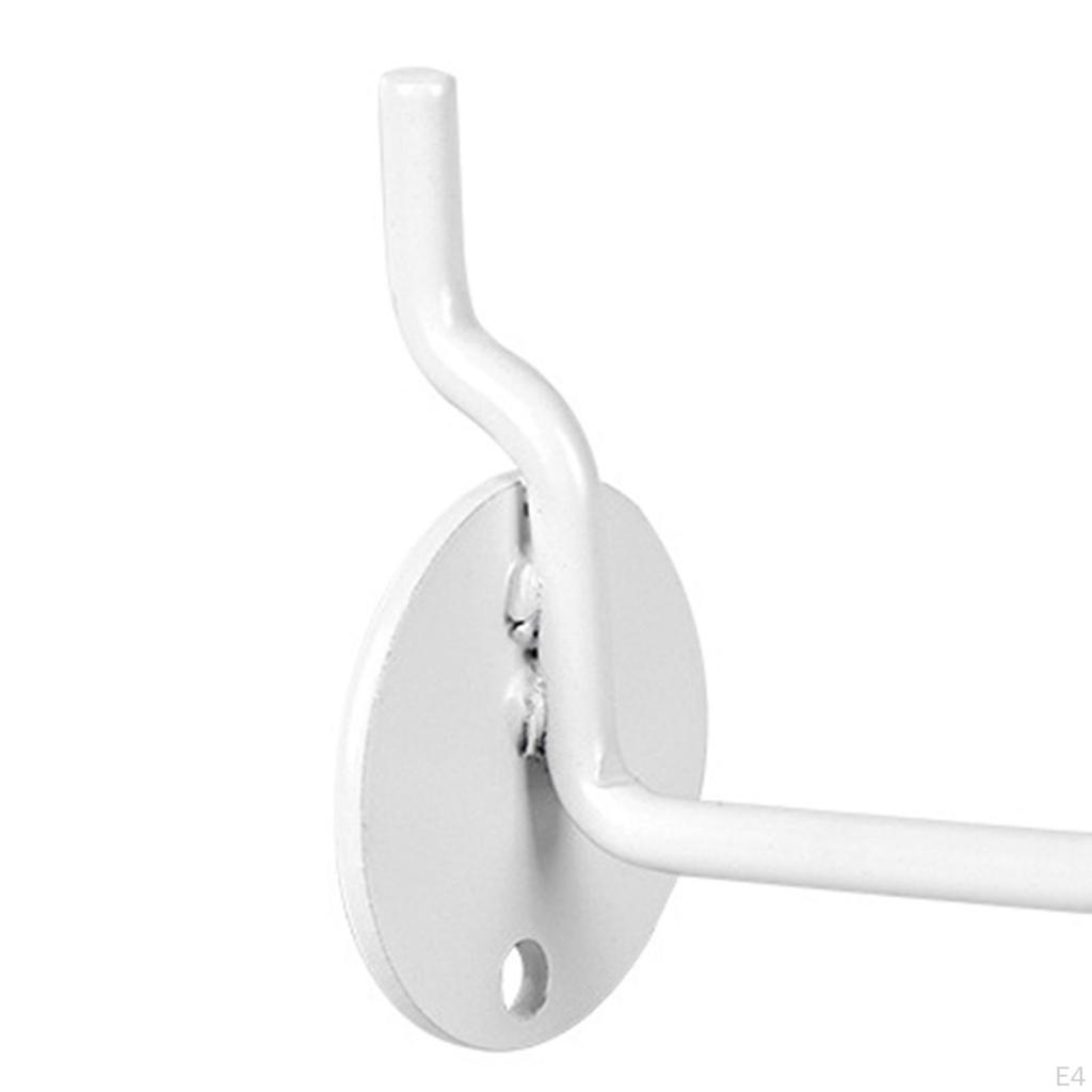 2Pcs Hole Board Hooks Organizer Hanger Organizing Organize Tools Shelf Peg for Tool Shed