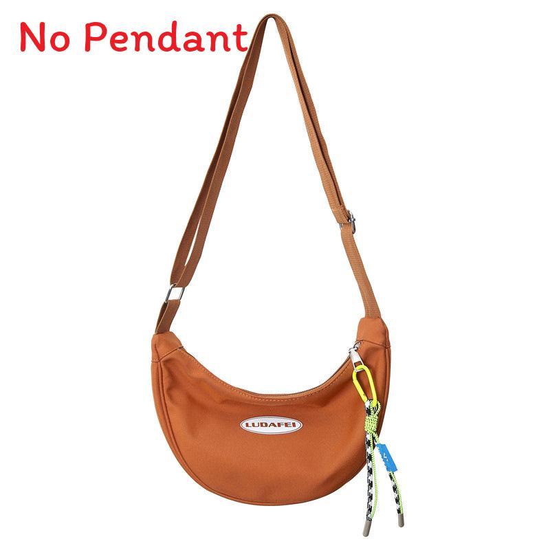 Nylon Casual Crossbody Bag With Zipper Closure For Daily Use