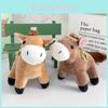 Adorable Realistic Horse Plush Couple Backpack Toy Keychain Stuffed Doll 13cm Wholesale