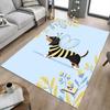 1PC Dog Bee Extra Large Non Slip Floor Carpet, Office, Family, Bedroom, Studio Large Area Rug Indoor Rugs