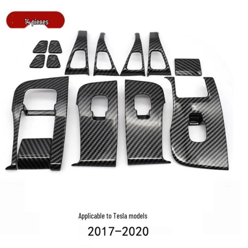 

Наклейка-накладка на рамку переключателя стеклоподъемника Tesla Model 3/Y