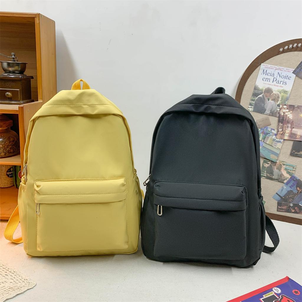 Casual Large Capacity Backpack Fashionable Girls Color College Student Backpack Travel Backpack