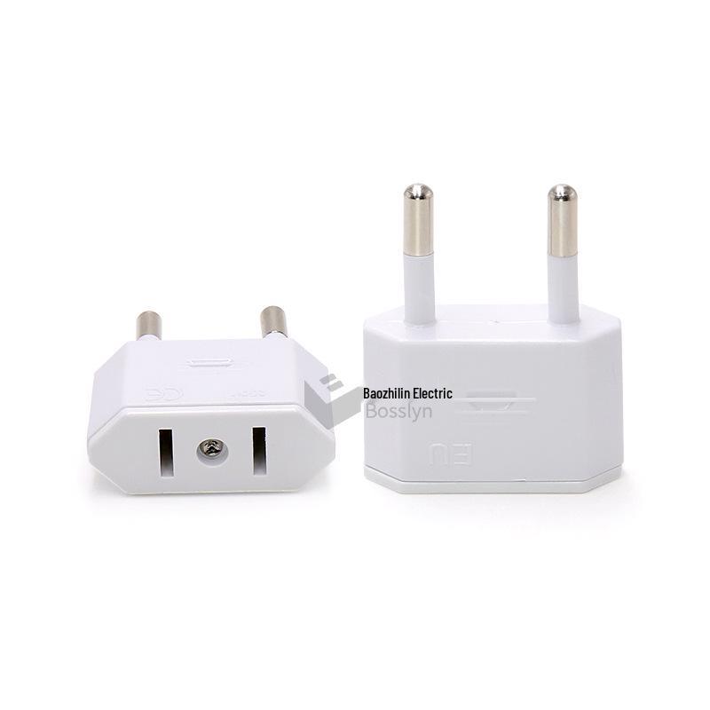 

Portable US to EU White Conversion Plug Adapter