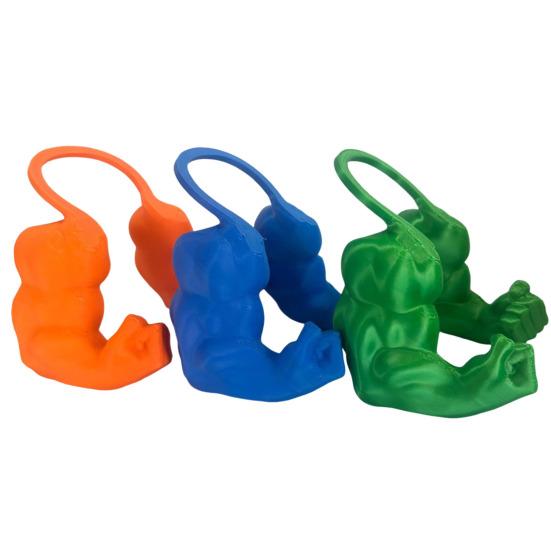2Pcs Cat Muscle Arm 3D Printed Funny Cat Neck Arm with Muscle Superhero Cosplay Costume Funny Pet Photography Props Birthday Party Supplies