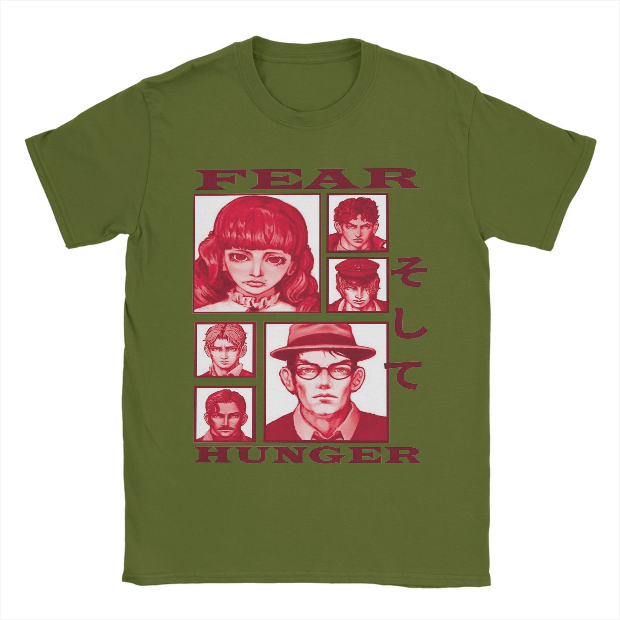 Новинка Fear And Hunger Инди Хоррор Футболка Мужская Круглый Вырез Короткий Рукав Топы Хлопок Летняя Одежда 4XL