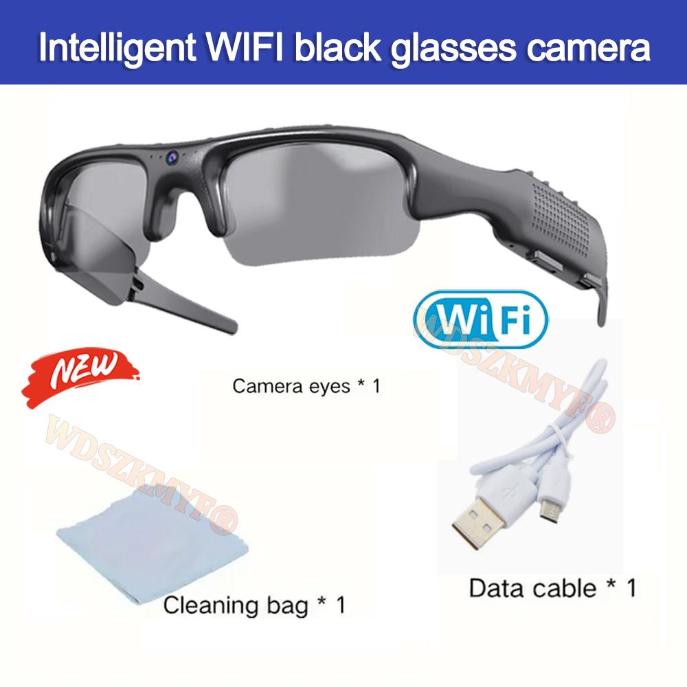 

WIFI 1080P HD Video Glasses, Outdoor Sports DV Camera, Smart Glasses, Wide Angle 170° Camera, Sports Camera, Riding, Motorcycle, NO CARD