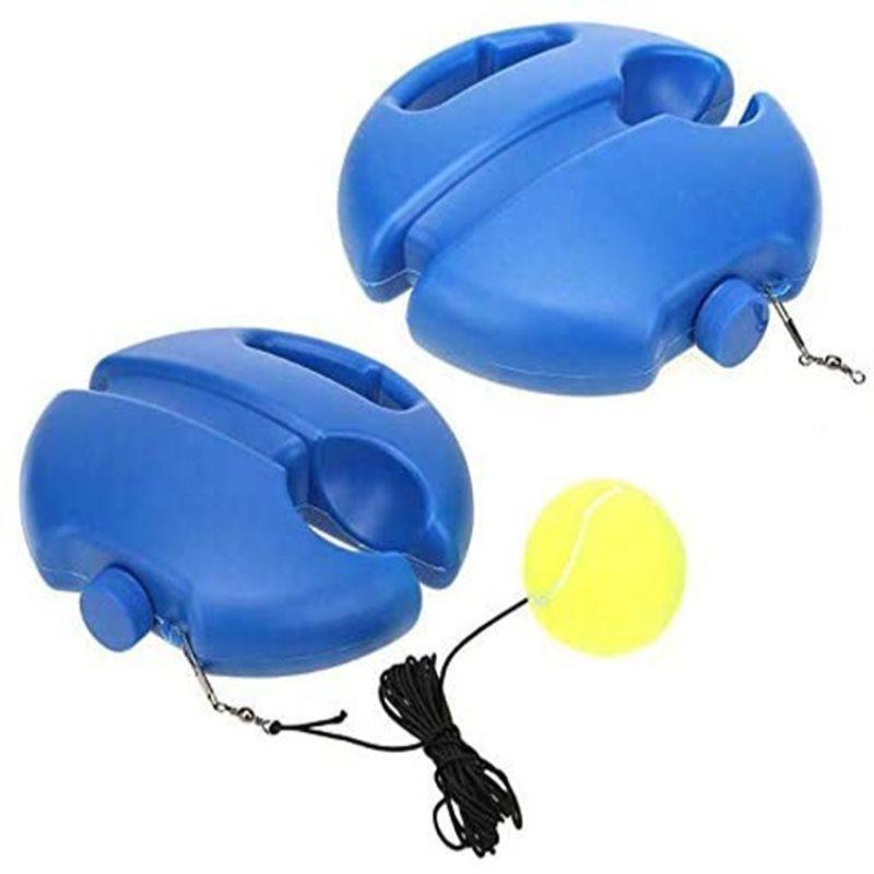 Heavy Duty Tennis Training Aids Base With Elastic Rope Ball Practice Self-Duty