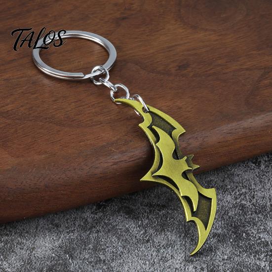 Zinc Alloy Key Holder Bat Dart Keychain, Car Ring for Keychain Men, Handbags Backpacks Charm Decorative Accessory Halloween Lightweight Bag Charms