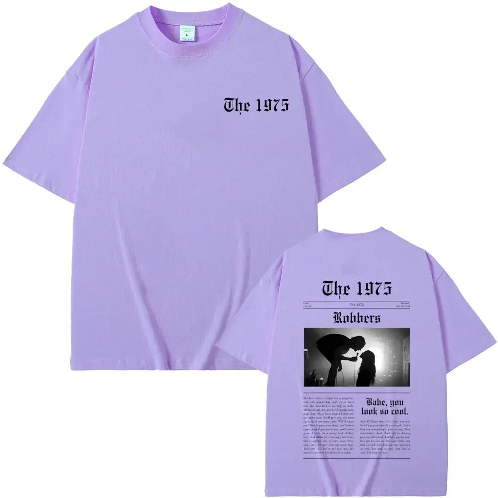 British Band The 1975 Live From Gorilla Robbers Babe You Look So Cool Graphic Tshirt Unisex Indie Alternative Rock Short Sleeve Bl