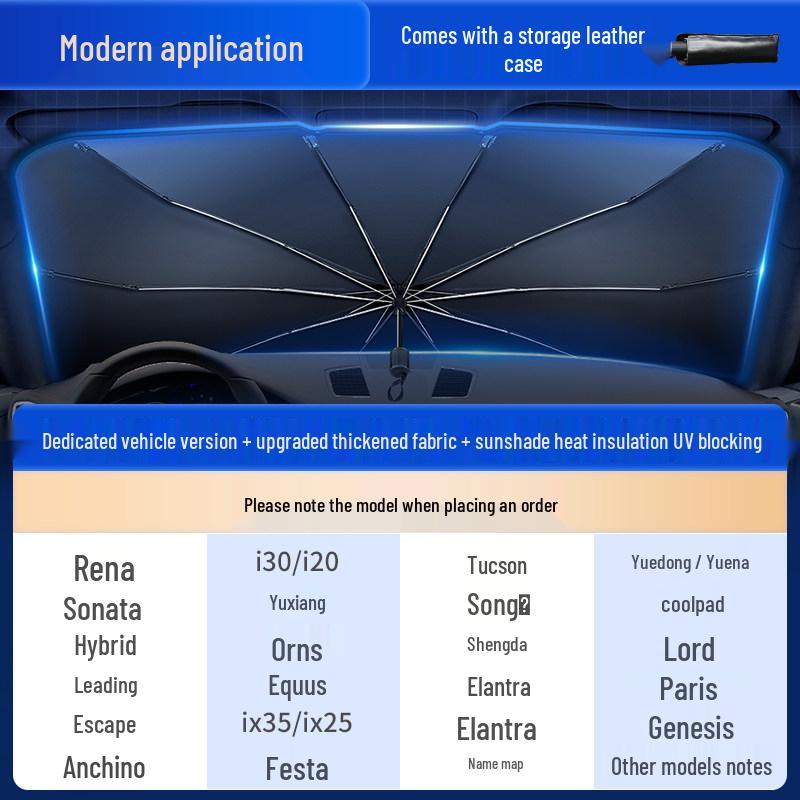 Car Sunshade for Window, Interior Protection, Heat Insulation, Sun Blocker, and Windshield Shield Cover