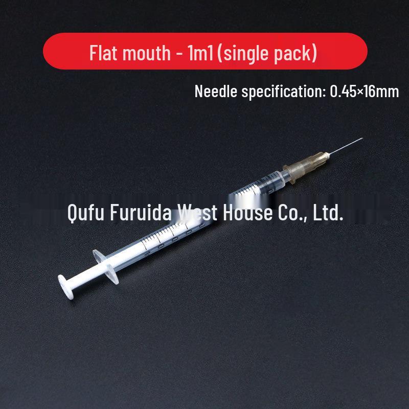 Disposable Syringes with Luer Needle: 1ml, 3ml, 5ml, 10ml, 20ml
