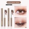 Mascara Waterproof Long Curling Not Smudge Bruch Head Extremely Fine Eyeliner Brown Long Lasting Flagship Store Genuine Goods