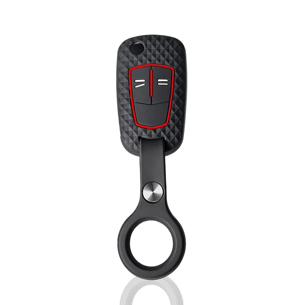 

Silicone Car Keychain Key Case Cover For Opel Vauxhall Astra H J Corsa D Vectra C Zafira Astra Vectra Signum Ring Key Fob Caps