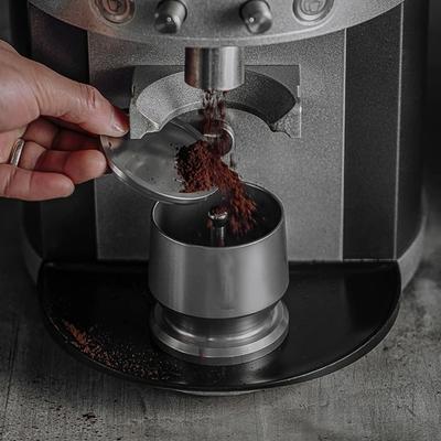 58mm Coffee Dosing Cup Aluminum Alloy Universal Espresso Dosing Funnel Corrosion-resistant Coffee Powder Collector Barista