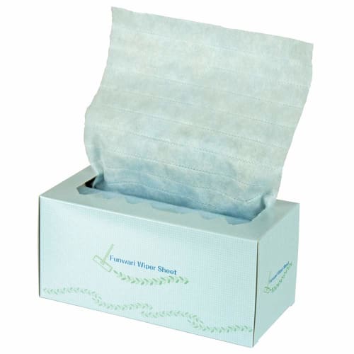 Azuma Industrial TK Soft Wiper Sheets, 50-sheet roll, BL, 30 x 20 cm, Blue, Chemical-free Dry Sheets