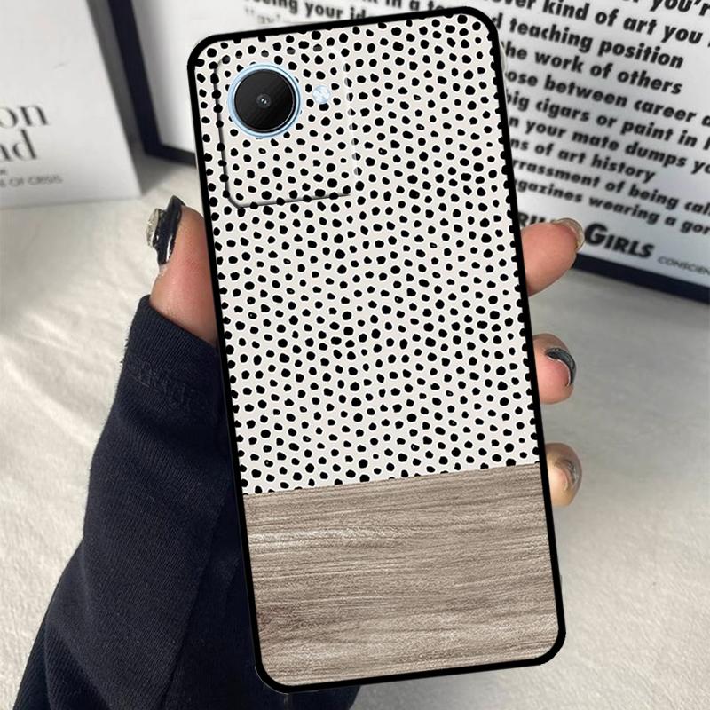 Boho Botanical Leaf Cow Cactus For Realme C55 C75 C67 C63 C51 C61 C53 C35 C65 C71 11 12 13 14 Pro Plus GT6 GT7 15 Pro Case