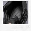 Black Men Boots Non Slip Winter Plus Velvet Outdoor Shoes for Men Round Shape Boots Leather Boots Black High Gang Platform Boots