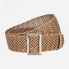 Women's Korean Style Fashion Braided Belt Fashionable Versatile Dress Accessories Without Punching Women's Belt