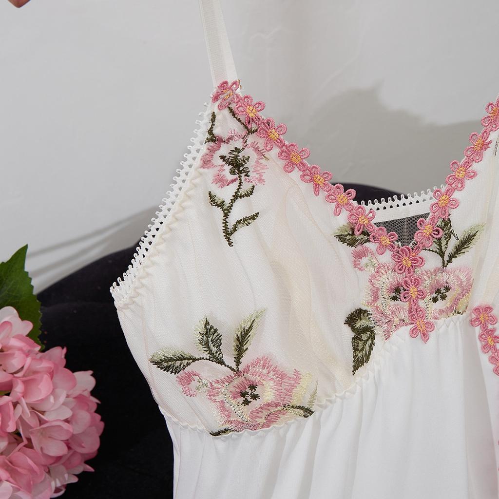 Europe and the United States popular sexy floral lace bow suspender skirt fun pure desire hot perspective temptation summer