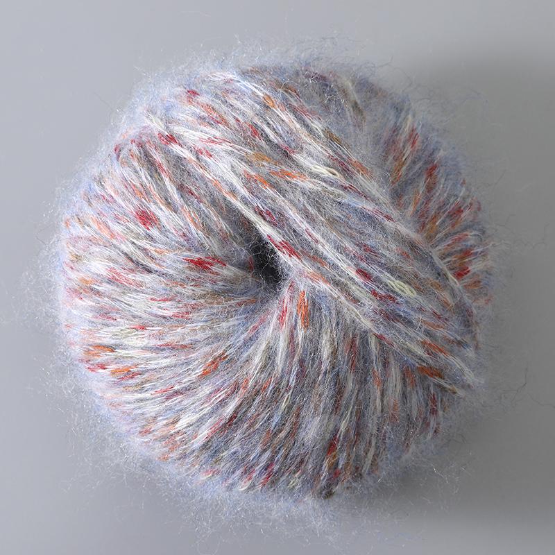 6 Knäuel Acrylgarn zum Häkeln und Stricken 300g/10.58oz Weiche Wollknäuel für Amigurumi DIY Schmuck Decken Schals Bastelbedarf für Anfänger