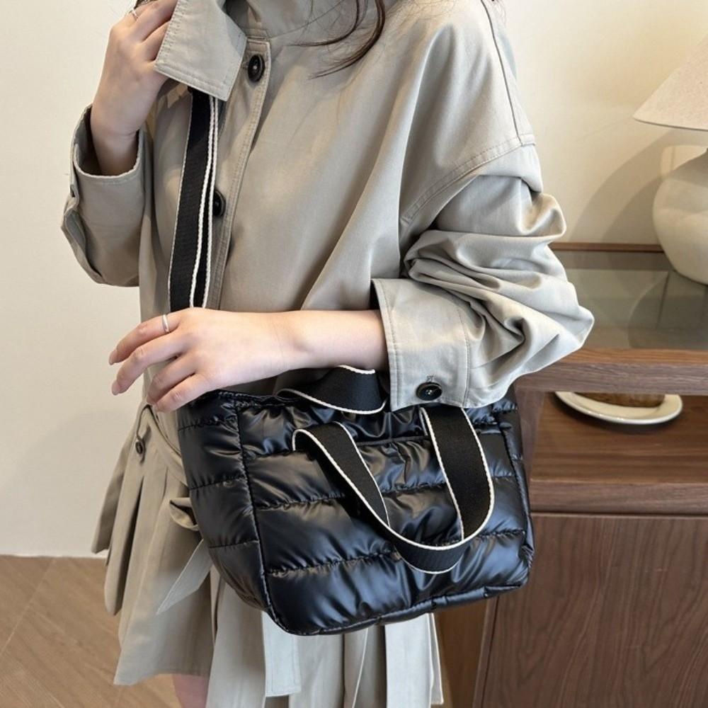 Leichte Schultertasche mit großem Fassungsvermögen, Winter-Stepp-Crossbody-Tasche für Damen