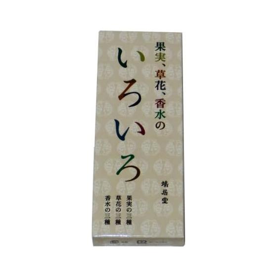Kyukyodo incense, 9 types, 2 pieces each, 6cm, with incense stand