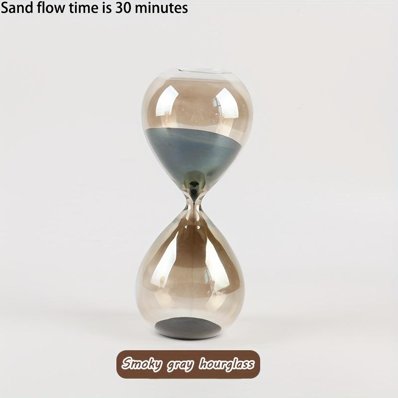 1pc Colorful 30-Minute Decorative Sand Timer Colored Glass Design Home Office Party Table Centerpiece Decor Ideal Gift Idea