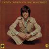 תקליט LP DONNY OSMOND Alone Together 2315210 MGM Records 1973 בריטניה פופ משומש