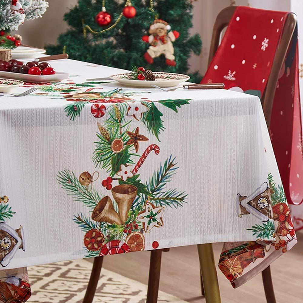 140*100cm Świąteczny Obrus Wodoodporny Świąteczny Obrus Świąteczny Obrus Stolik Kawowy