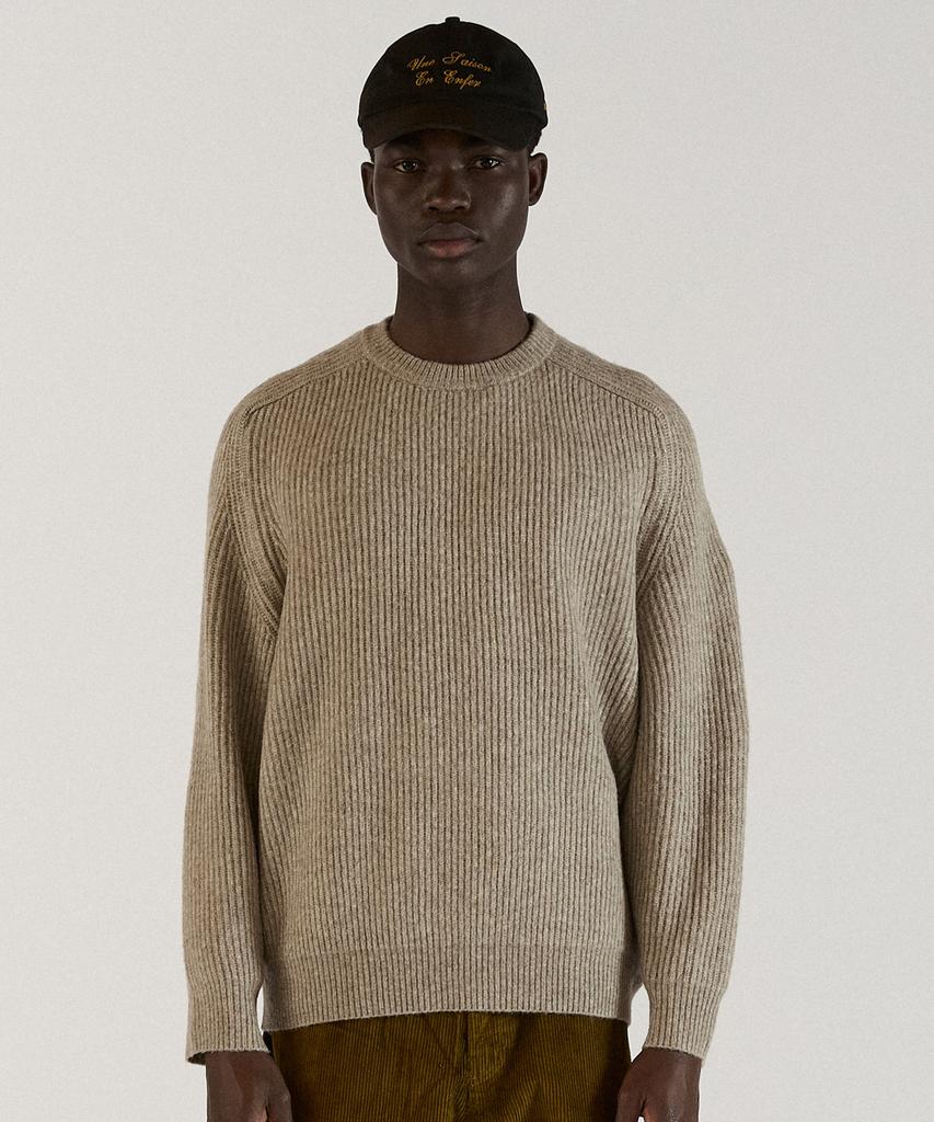 Pilpeu Basic Crewneck Knit 32(Oatmeal)