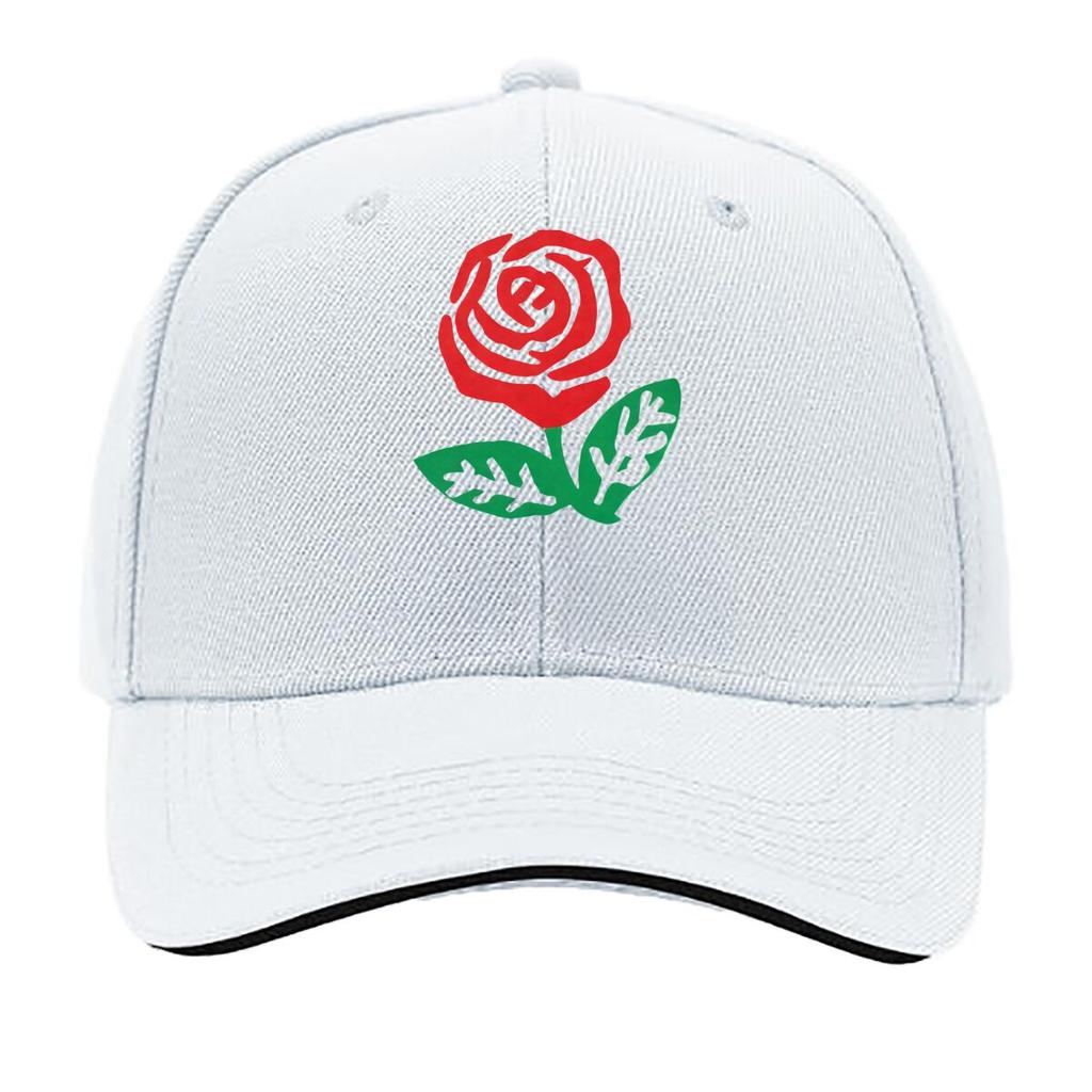 Green Leaf Rose Baseball Cap Breathable Adjustable Hat for Couples Lightweight YK Style Couple Ha Sandwich Baseball Cap