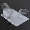 2 In 1 Clear Jelly Nail Art Stamping Kit Soft Stamper + Scraper Manicure Tool