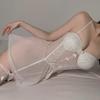 Women Sexy Lingerie Erotic Perspective Lace Add Chest Cushion Nightgown Porn Backless Suspender Underwear Sex Costumes (Excluding Stockings)