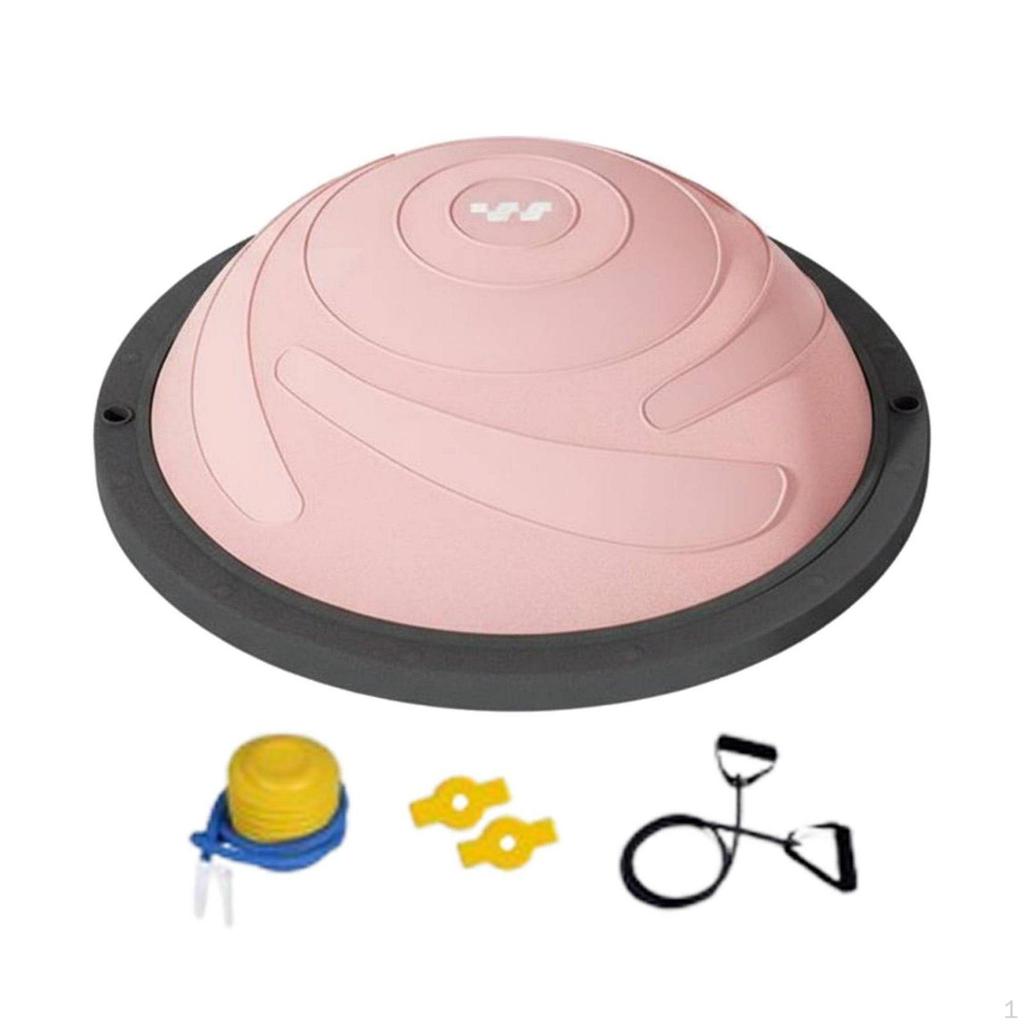 Children's Balance Ball Stable Anti-Rollover Base Half Stretching