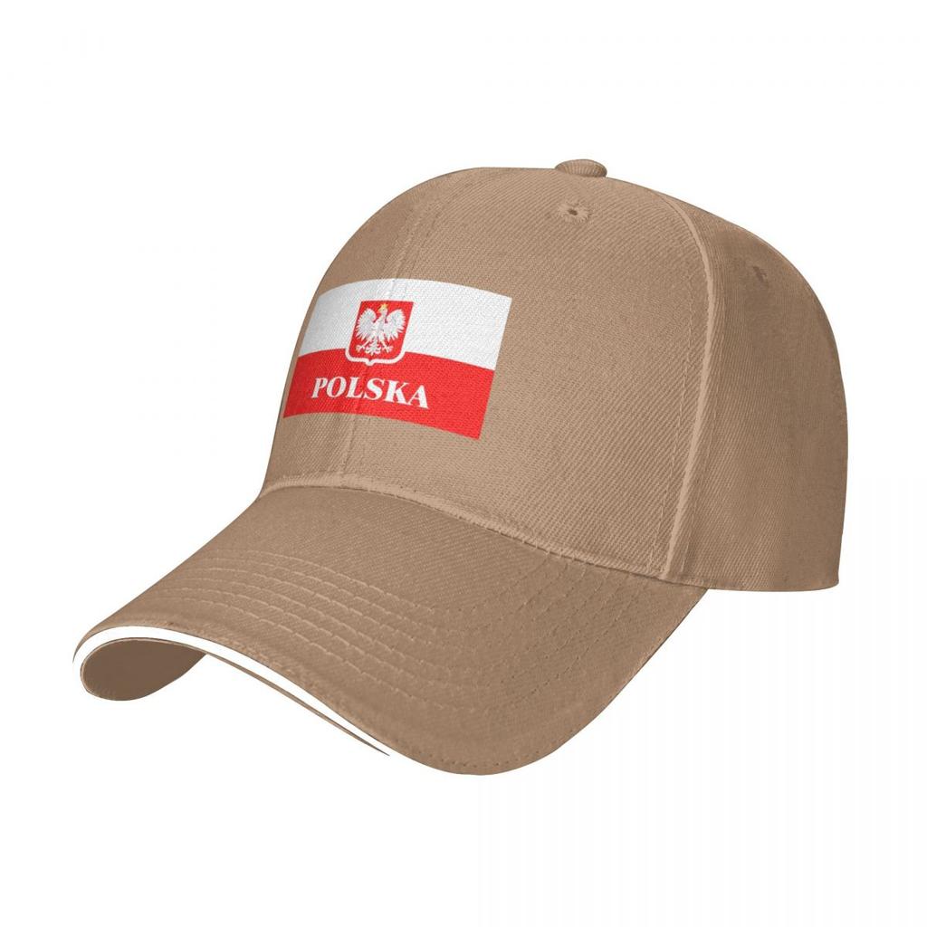 Polen Poland Polsk Flagga Vandring Basebollkepsar Herr Personlig Kvinna Strand Solhatt Trucker Keps