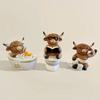 Quality Resin Statue Cow Sculpture With Detailed Texture Great Gift For Nature Lover And Collectors