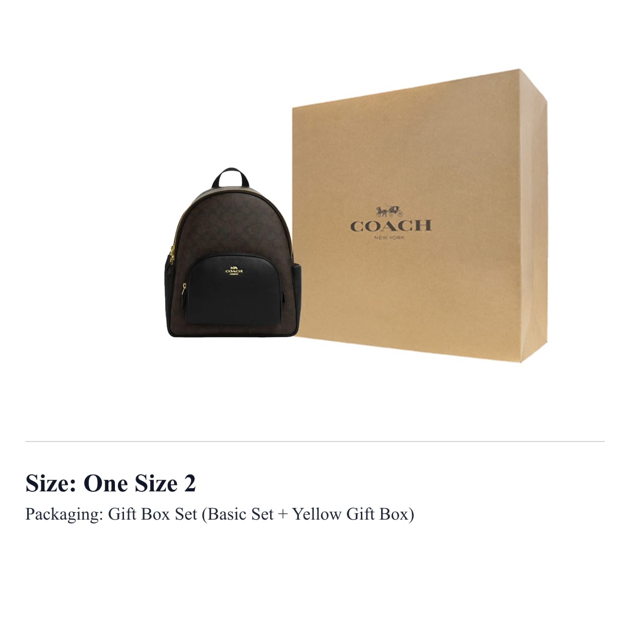 COACH Court Cow Leather With Artificial
