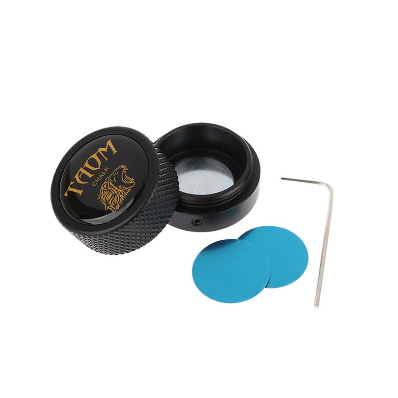 Pool Chalk Holder Aluminum Billiard Chalk Storage Metal Box Billiard Cue Snooker Sports Pool Chalk Case Accessories
