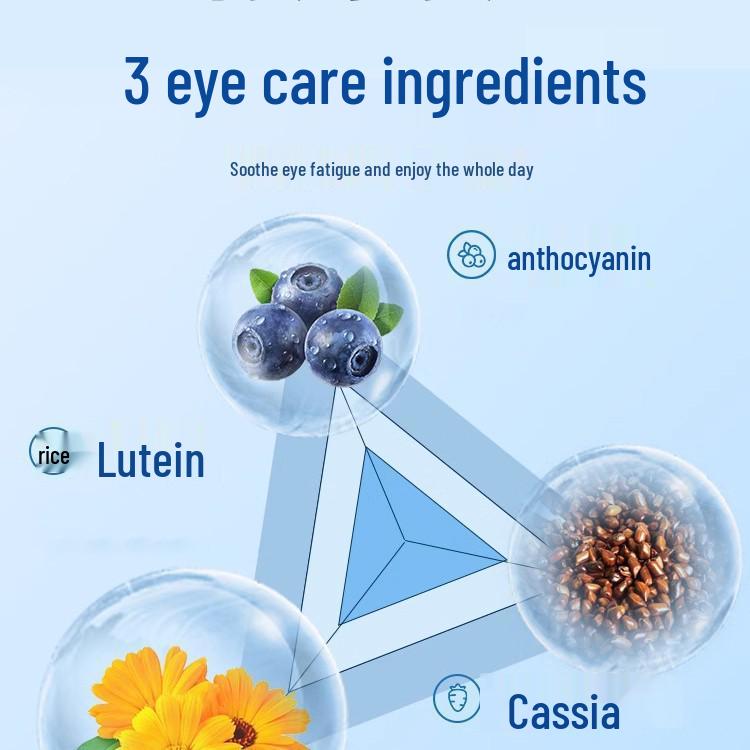 Yunnan Herb Mugwort Eye Mask for Fatigue Relief & Vision Support - Cooling Lutein Patch