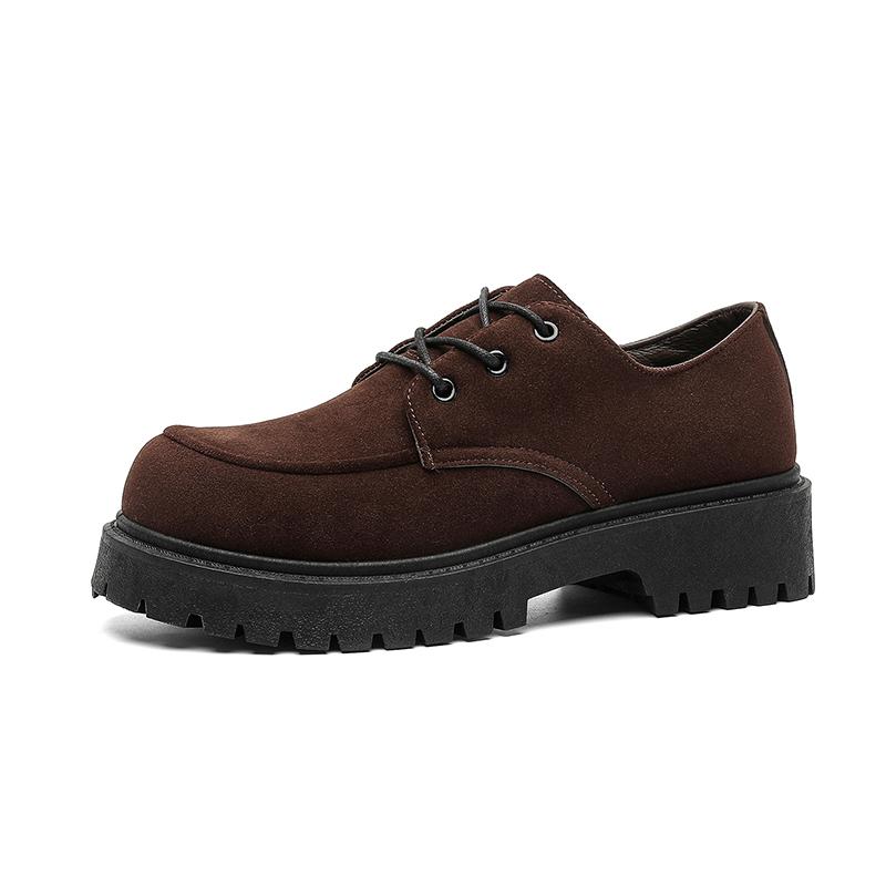 

Men s big head American retro thick-sole high casual shoes Four season new soft-sole non-slip outdoor Joker sports walking shoes 44
