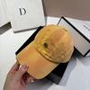 Double circle small fragrant wind baseball cap American personalized tie-dye contrasting color cap spring and autumn casual trendy sports cap