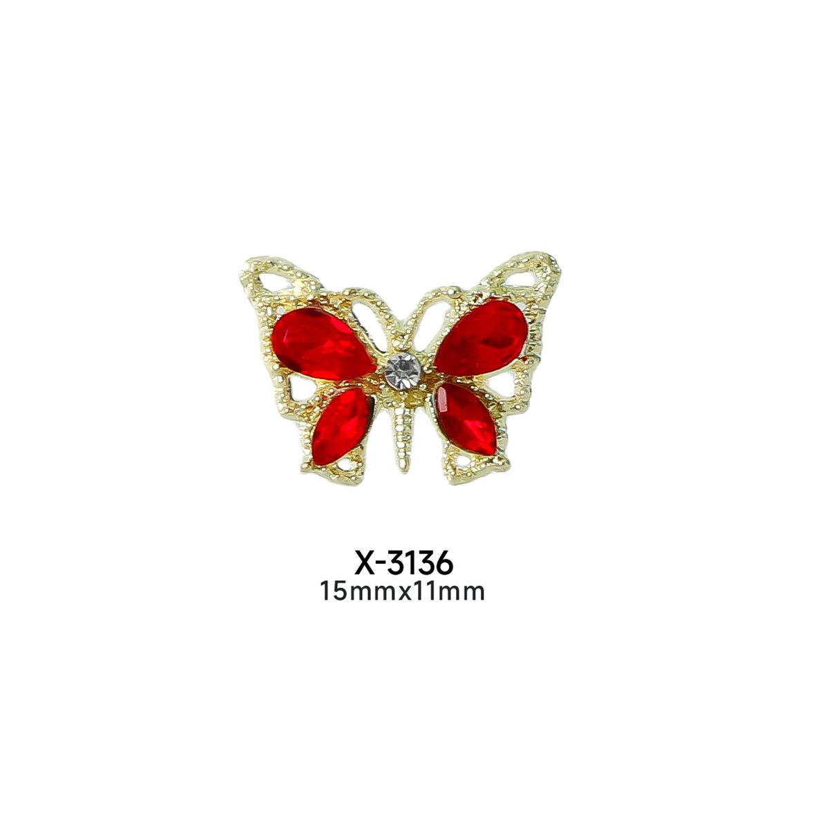 Luxury Zirconia Alloy Nail Art Hairpin & Phone Case Decor