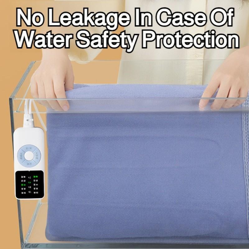 5 Speeds Cold Weather Home Use Auto Thermostat Bed Warmer Smart Electric Blanket Adjustable Temperature Heating Pad