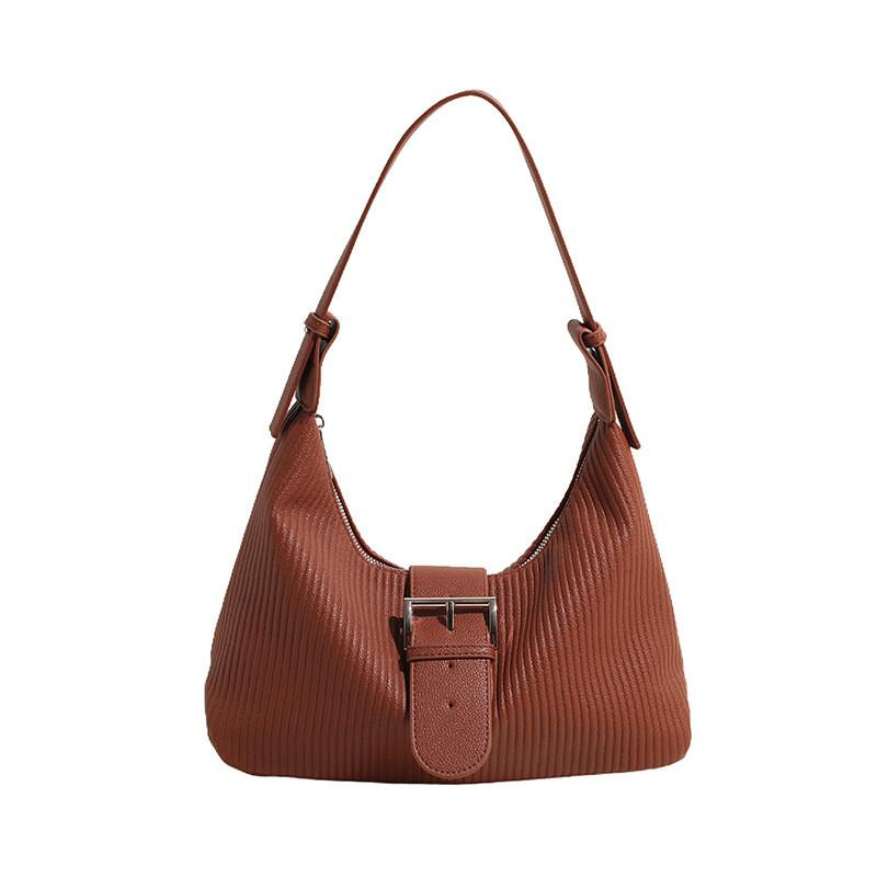 IELGY Retro Trendy Underarm Bag Fashion Casual All-Match коричневый