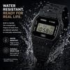 Casio F91W Digital Watch Waterproof LED Light Stopwatch 1/100 Sec Black/White Minimalist Design