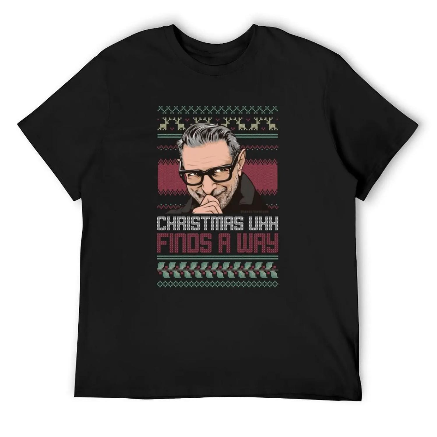 

Christmas Finds a Way T-Shirt funny costumes tops Blouse men tshirt XXXXXL чорний