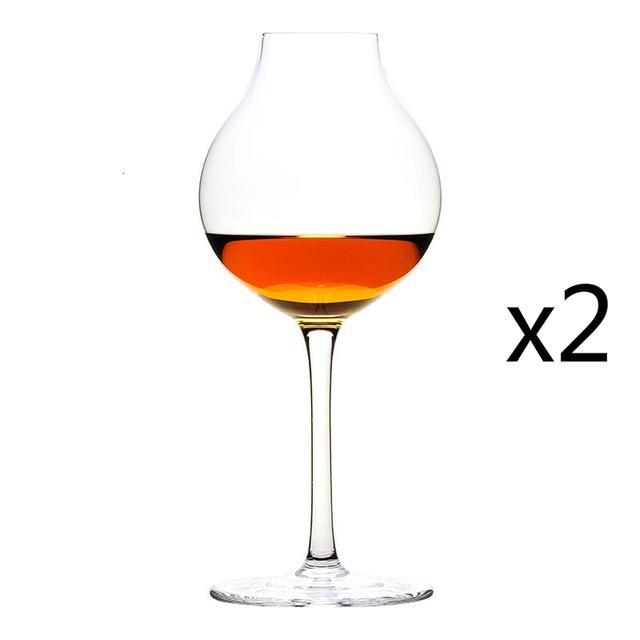 2 Pcs Clear Super Niche Cocktail Goblet Bar Lead Free Crystal Wine Tasting Tumbler Tulip Bud Cocktail Cup Martini Cocktail Glass 245ml
