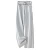 Women's Light Color High-Waist Wide-Leg Jeans: Summer 2025 Relaxed Fit, Slimming, Loose, Straight Long Pants