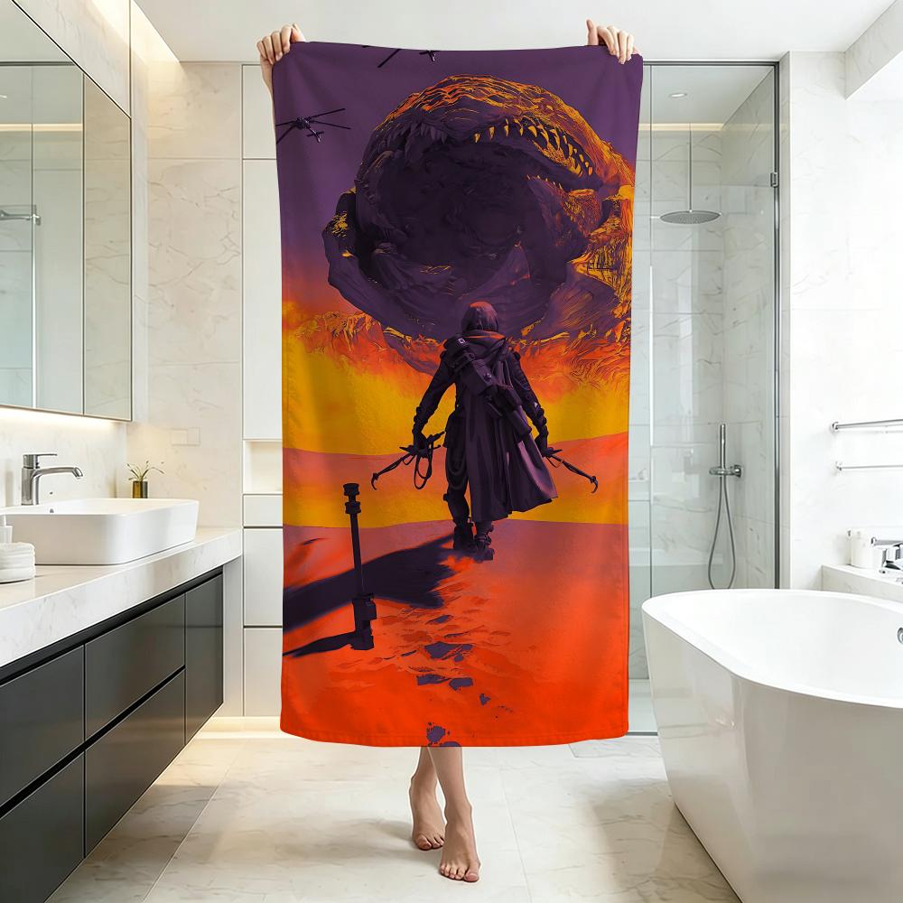 Fantasy D-DuneS Serviette Qualité Hôtel Cinq Étoiles Écologique Ultra Douce Épaisse Serviettes & Serviettes de Plage