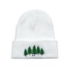 Autumn And Winter Warm Pine Tree Embroidery Pullover Hat Embroidery Knitted Hat Pullover Hat Hip Hop Wool Hat